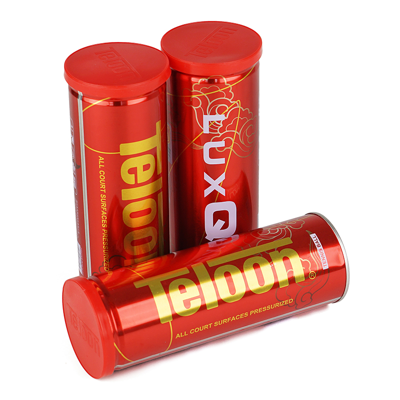 PROFESSIONAL TENNIS BALL TIN BOX WITH PLASTIC TOP MANUFACTURER