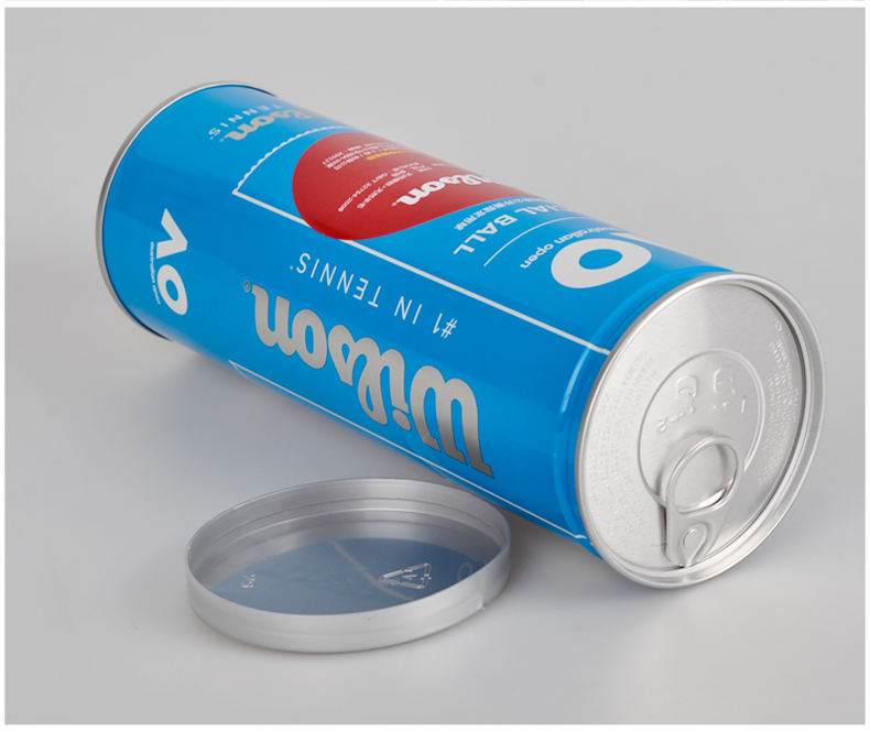 PROFESSIONAL TENNIS BALL TIN BOX WITH PLASTIC TOP MANUFACTURER